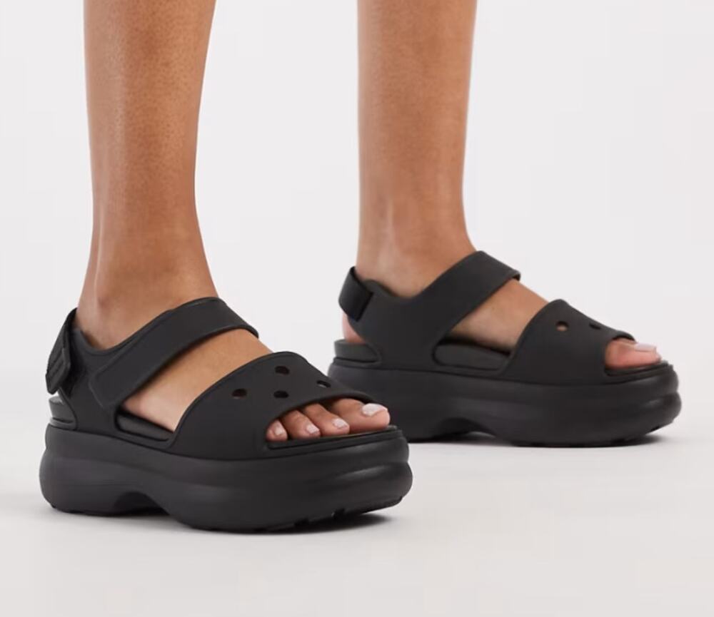 Crocs Soho Y-Strap Platform Sandals Women 8